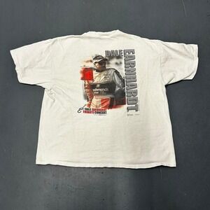 Vintage 2000's Dale Earnhardt tribute concert double sided big print tshirt